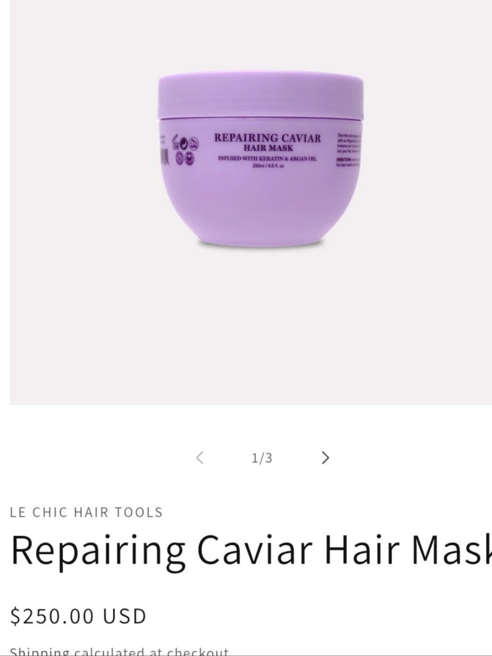 Le CHIC Repairing CAVIAR Hair MASK